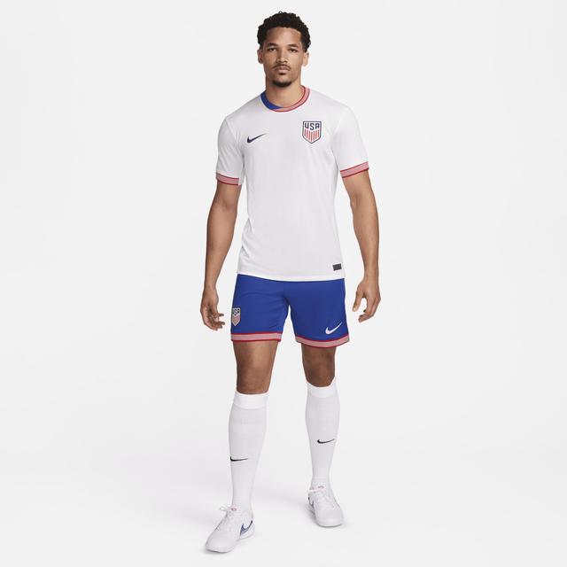 USMNT 2024 Stadium Home Nike Men's Dri-FIT Soccer Replica Shorts Product Image