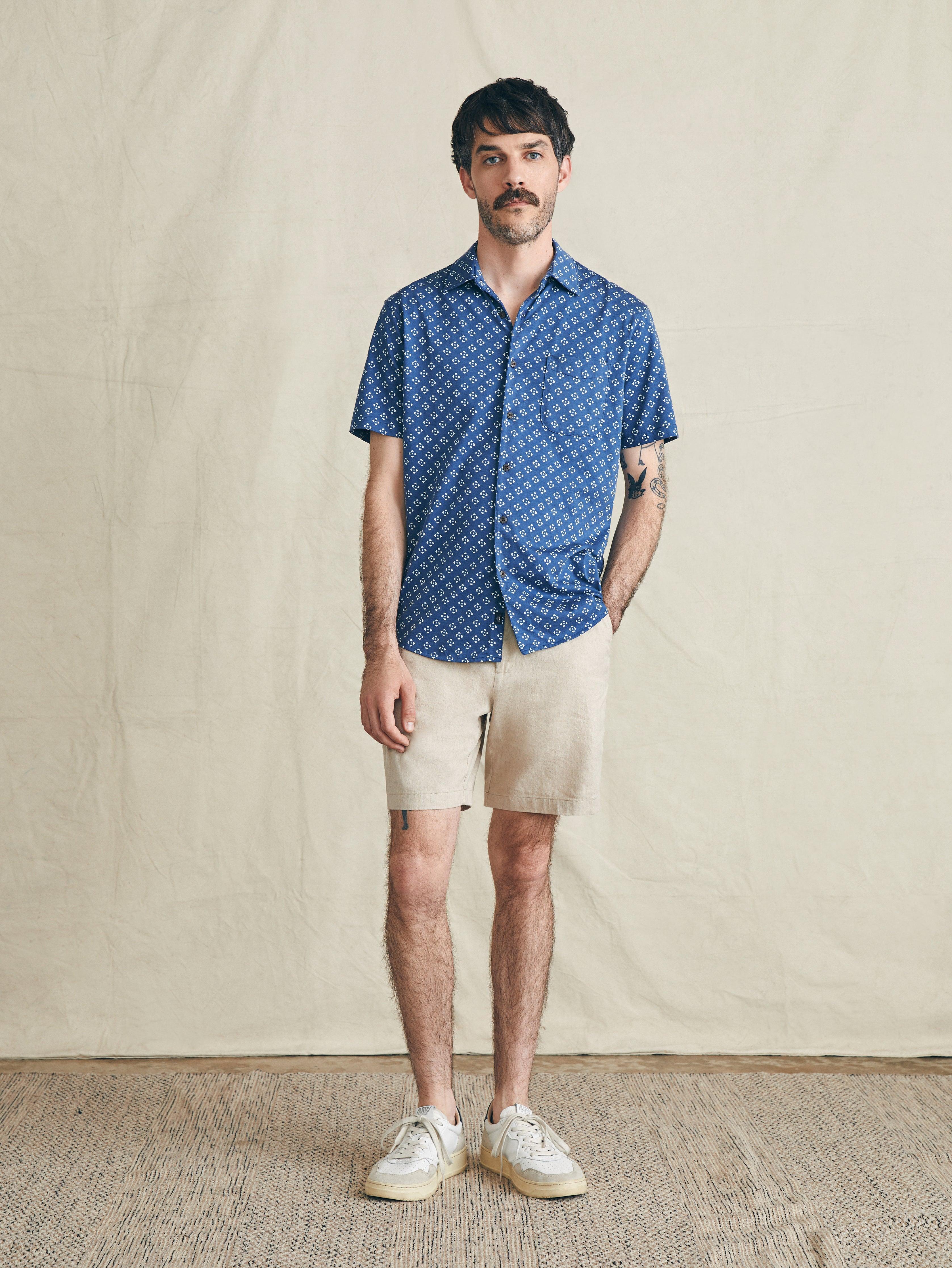 Movement™ Flex Linen Short - Natural Male Product Image