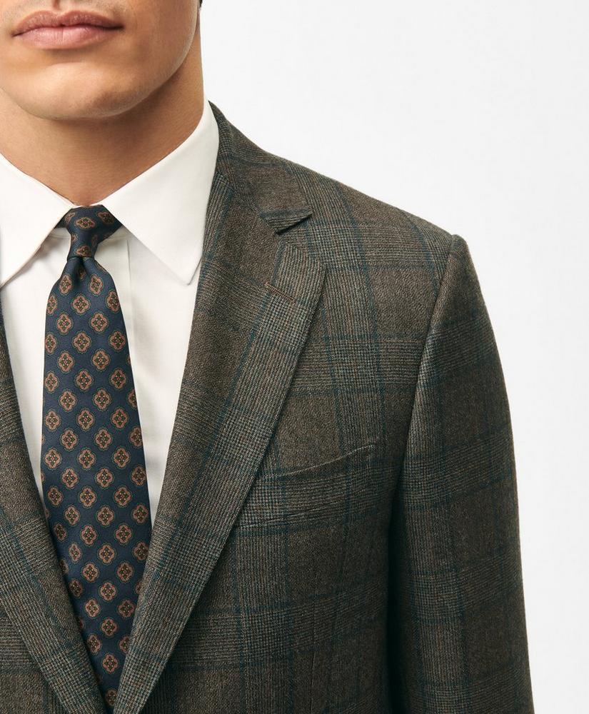 Slim Fit Wool Cashmere Checked 1818 Suit Product Image