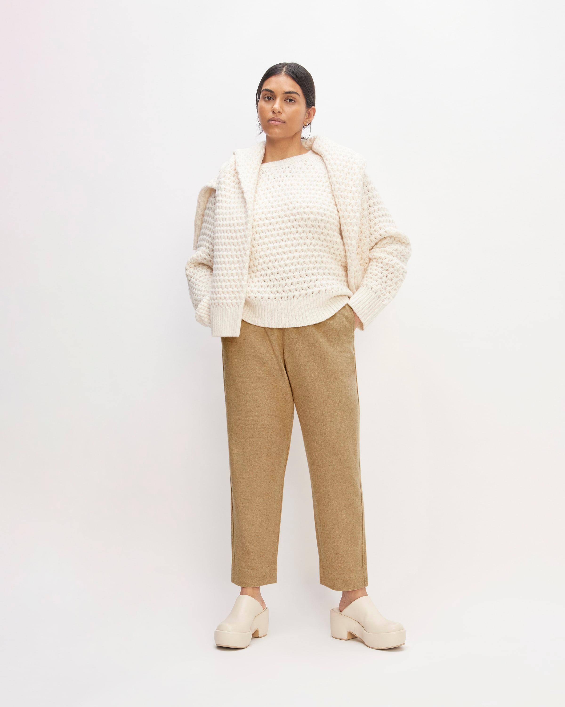 The Wool Flannel Pull-On Pant Product Image