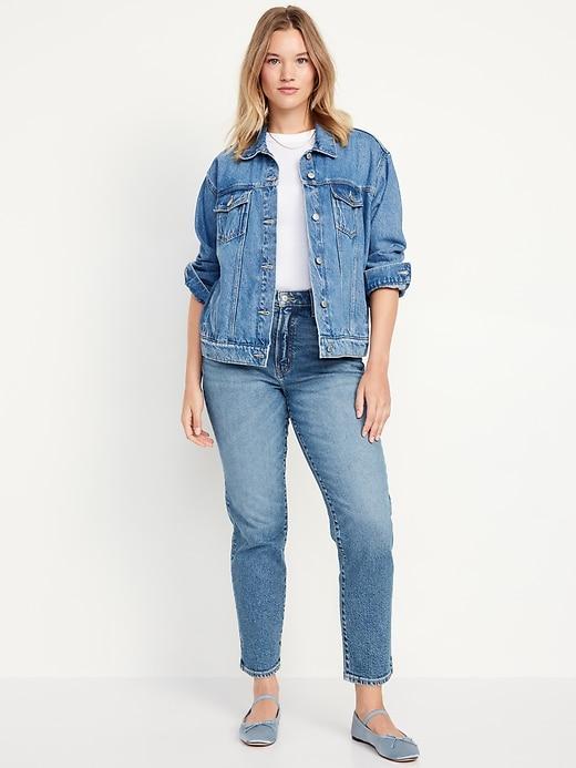 High-Waisted OG Straight Ankle Jeans Product Image