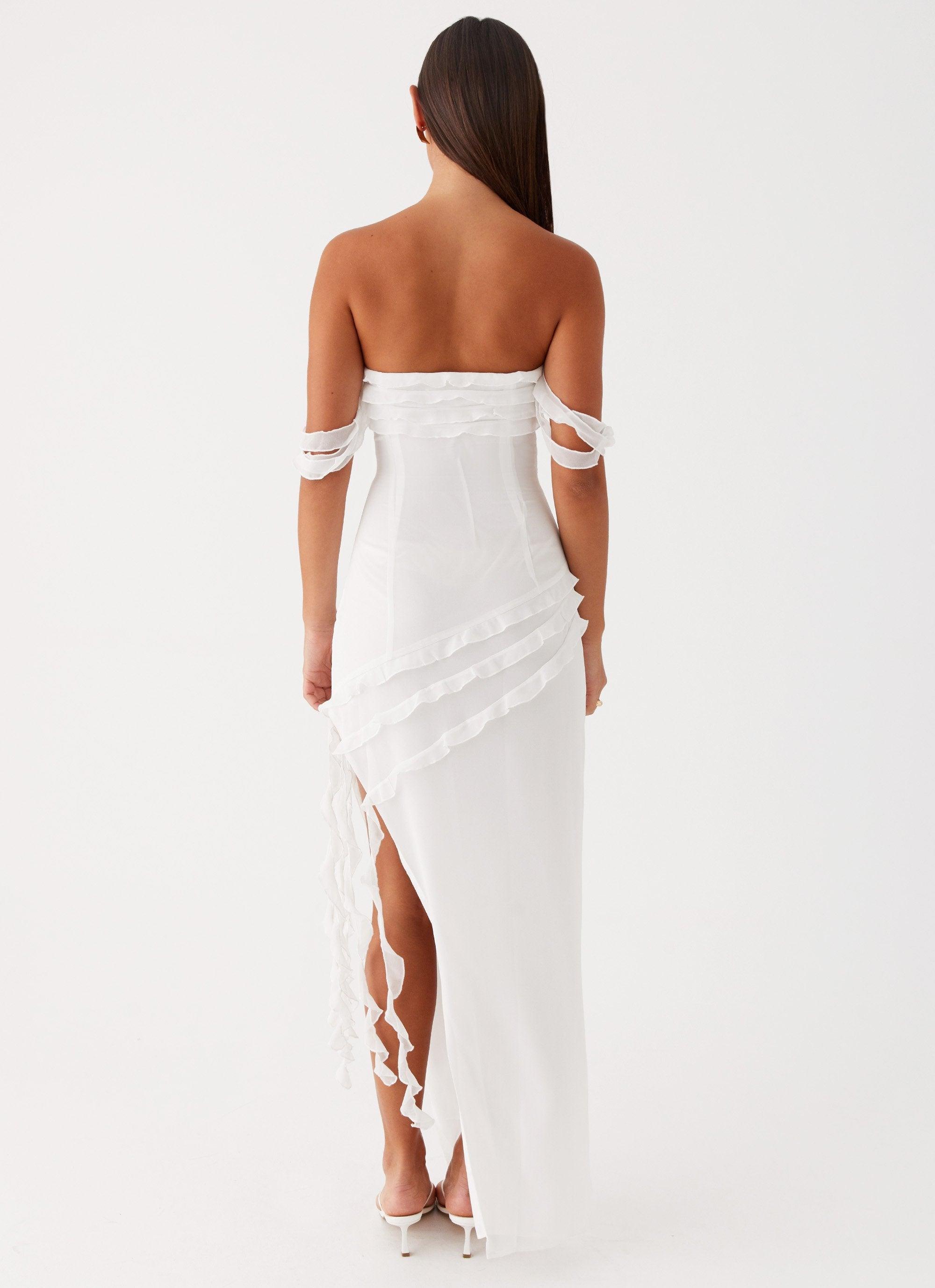 Alaska Maxi Dress - White Product Image