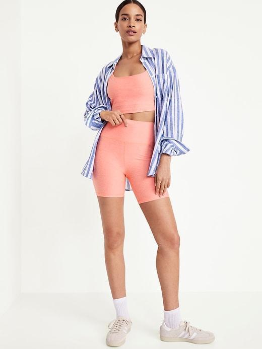 Extra High-Waisted Cloud+ Biker Shorts -- 6-inch inseam Product Image