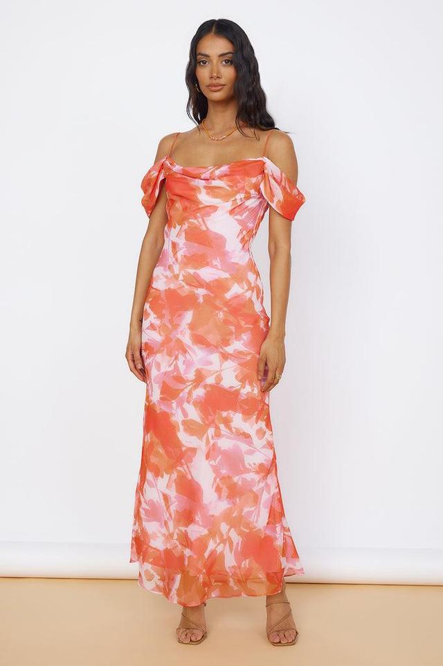 Deep Dawn Maxi Dress Pink Product Image