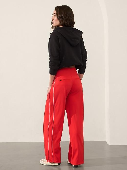 Venice High Rise Track Stripe Wide Leg Pant Product Image