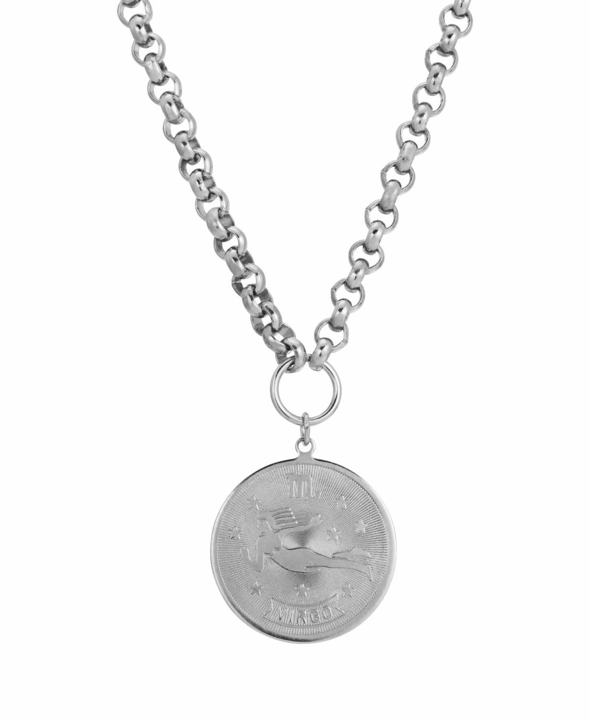 1928 Round Sagitarius Pendant Necklace, Womens, October Product Image