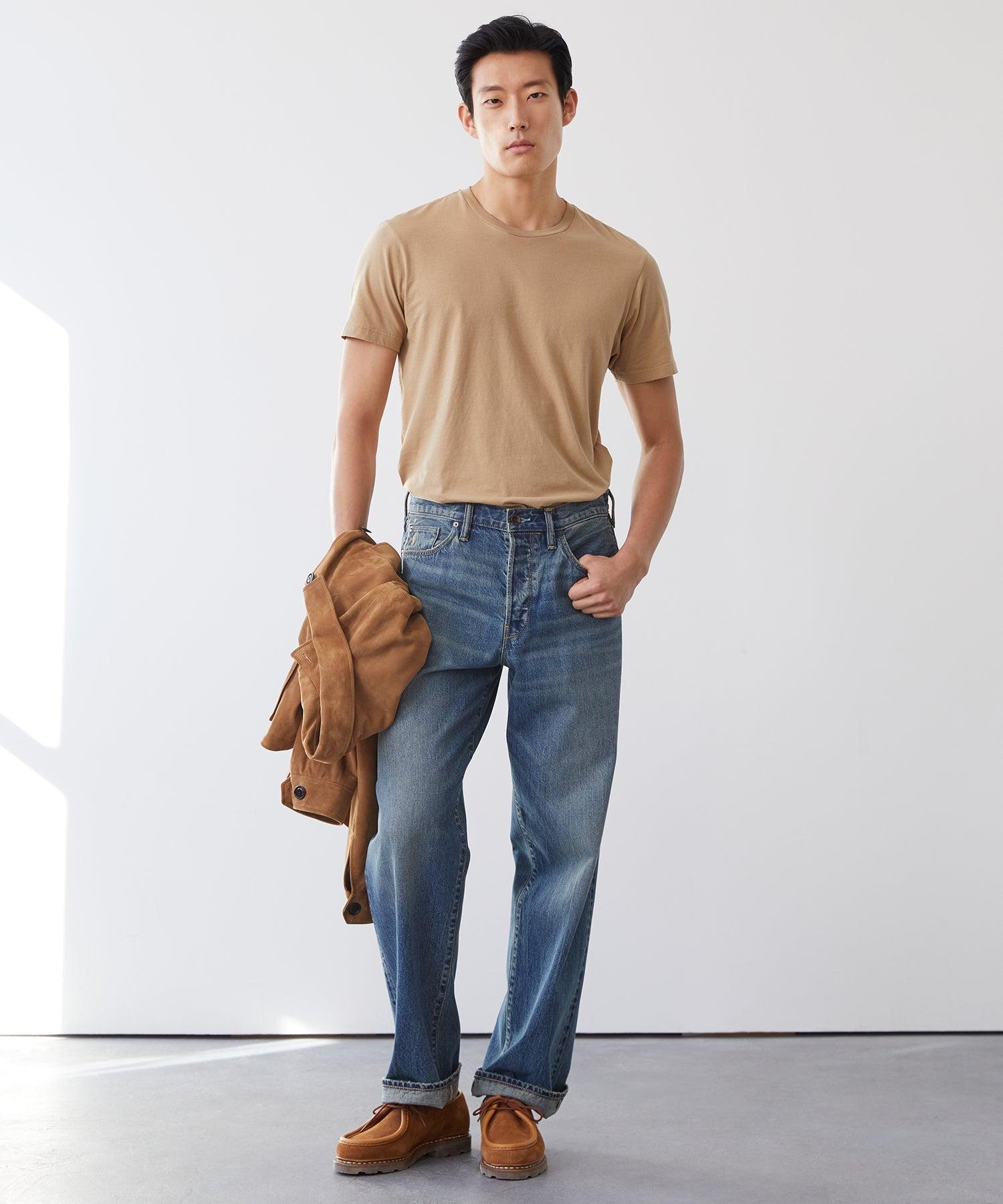 Relaxed Selvedge Jean in Worn Wash Product Image