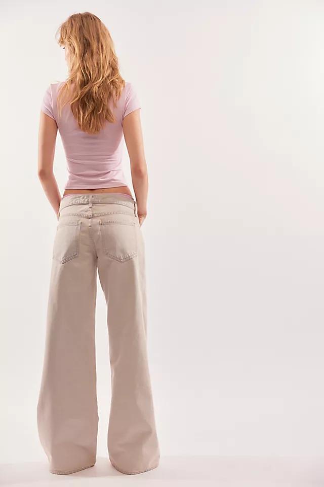 AGOLDE Clara Low-Rise Baggy Flare Jeans Product Image