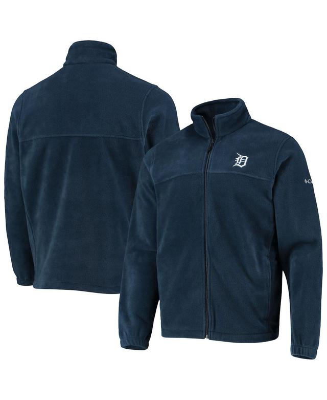 Mens Columbia Navy Detroit Tigers Full-Zip Flanker Jacket Product Image