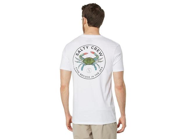 Salty Crew Blue Crabber Premium Short Sleeve Tee (Navy) Men's Clothing Product Image