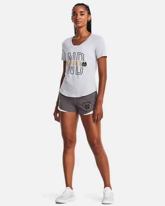 Women's UA Breezy Jersey Collegiate V-Neck T-Shirt Product Image