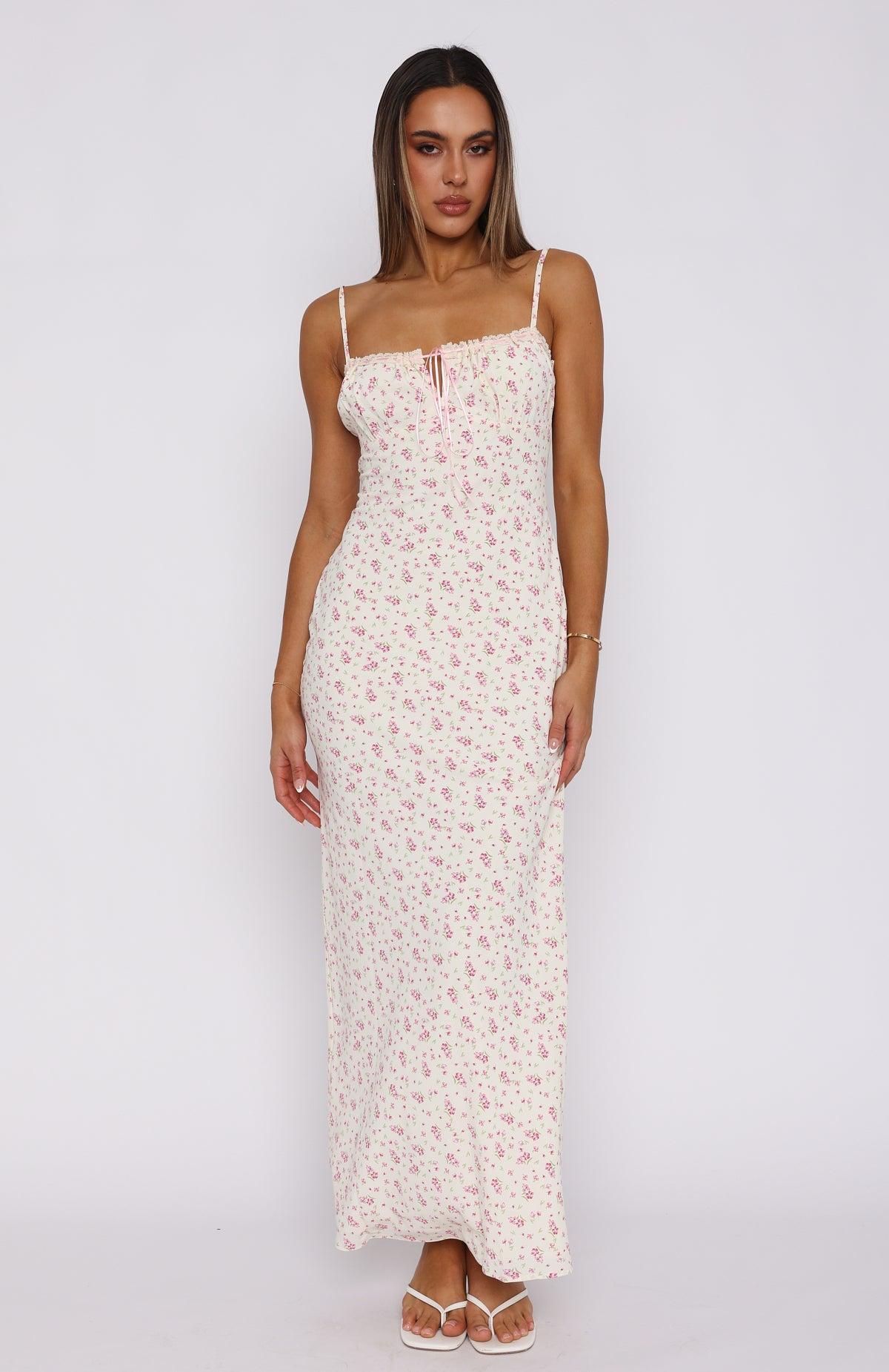 Making Decisions Maxi Dress Pink Blossom Product Image