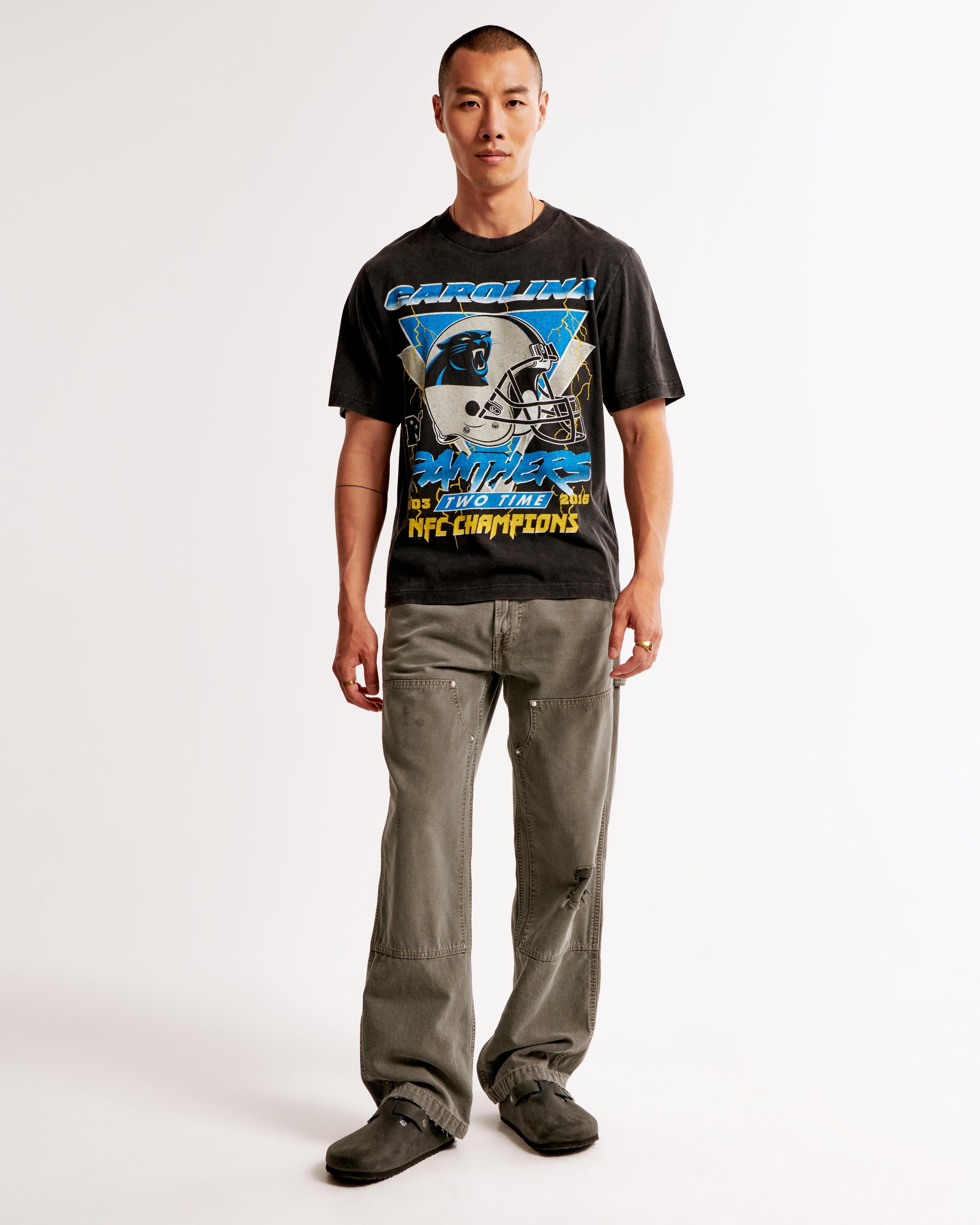 Carolina Panthers Vintage-Inspired Graphic Tee Product Image