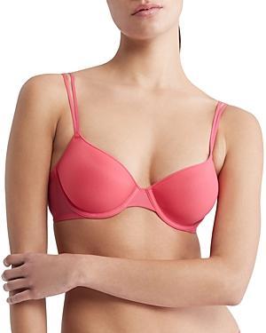 Calvin Klein Womens Sheer Marquisette Lightly Lined Demi Bra QF6068 Product Image