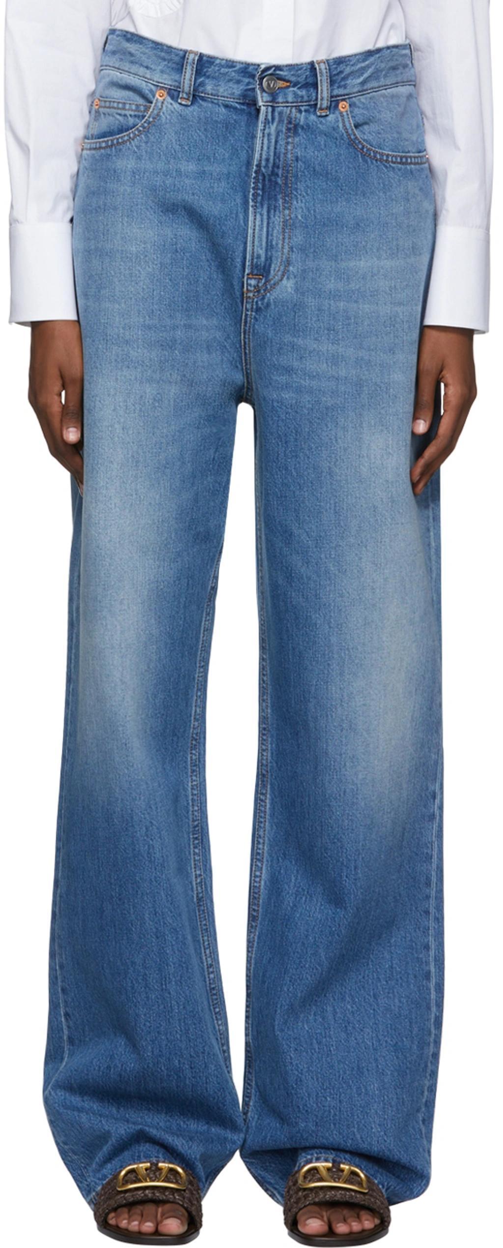 Blue Straight-leg Jeans product image