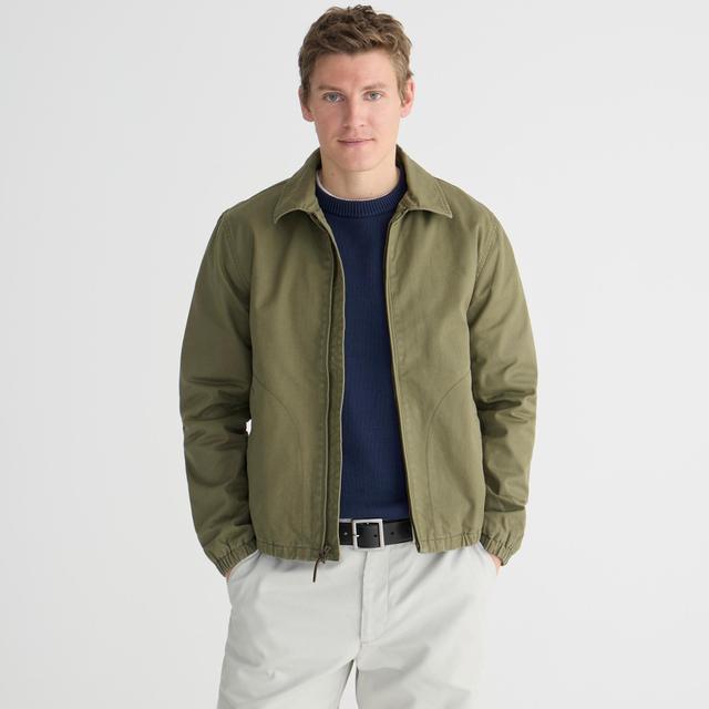 Harrington jacket in cotton twill Product Image