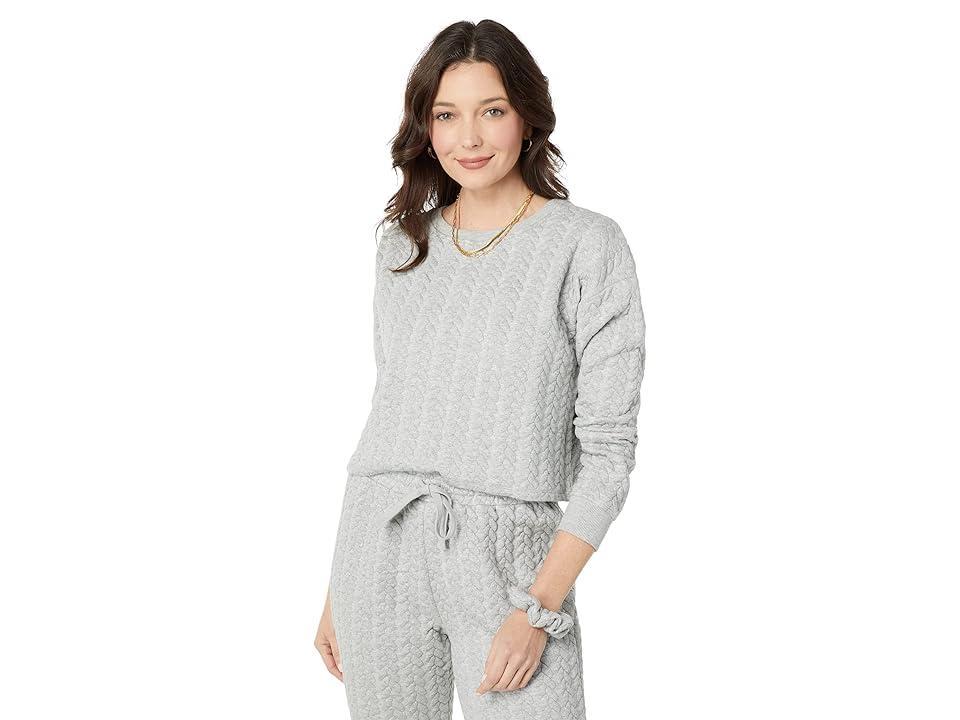 Splendid Charli Pullover (Heather Grey) Women's Clothing Product Image