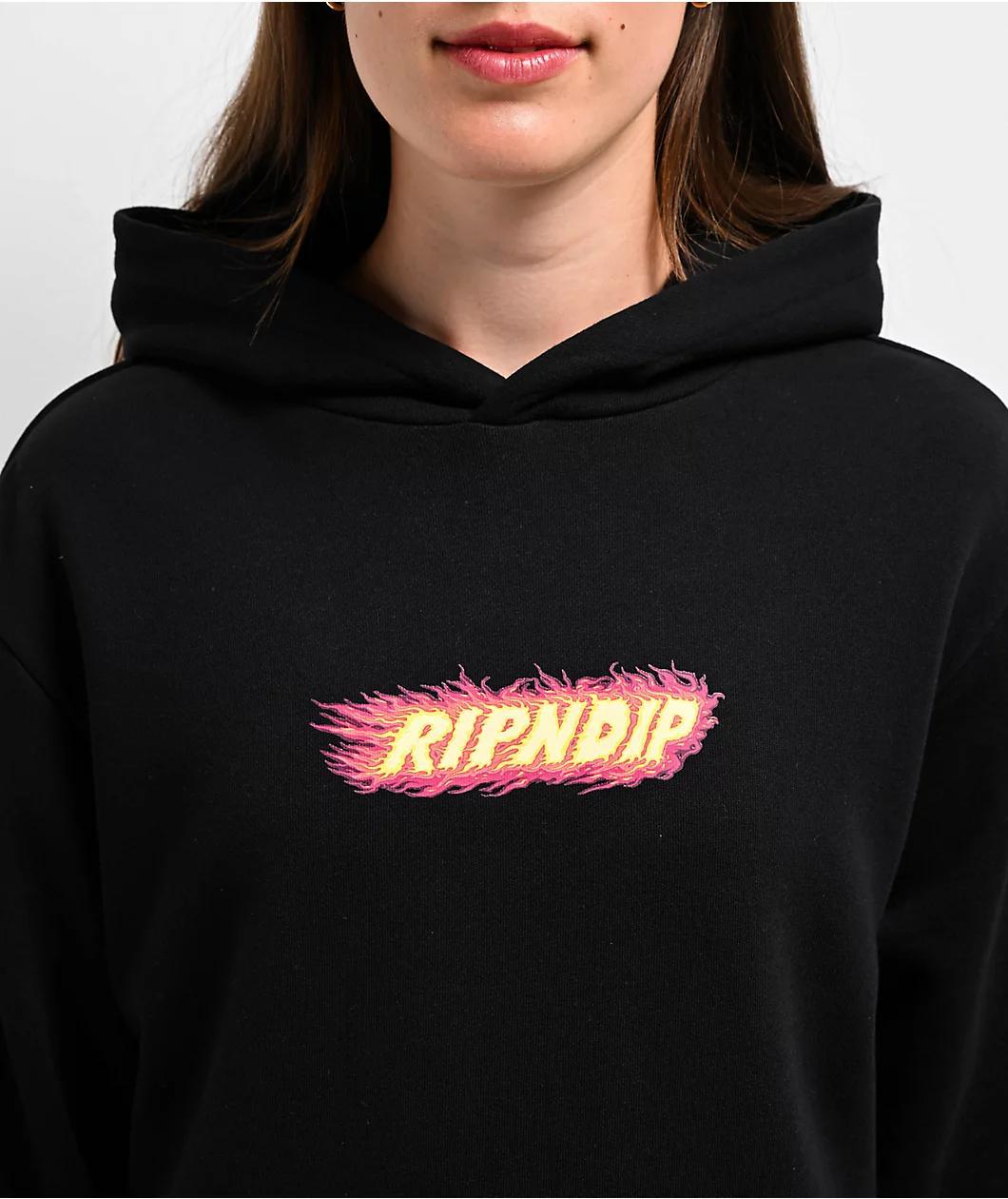 RIPNDIP Risky Business Black Hoodie Product Image