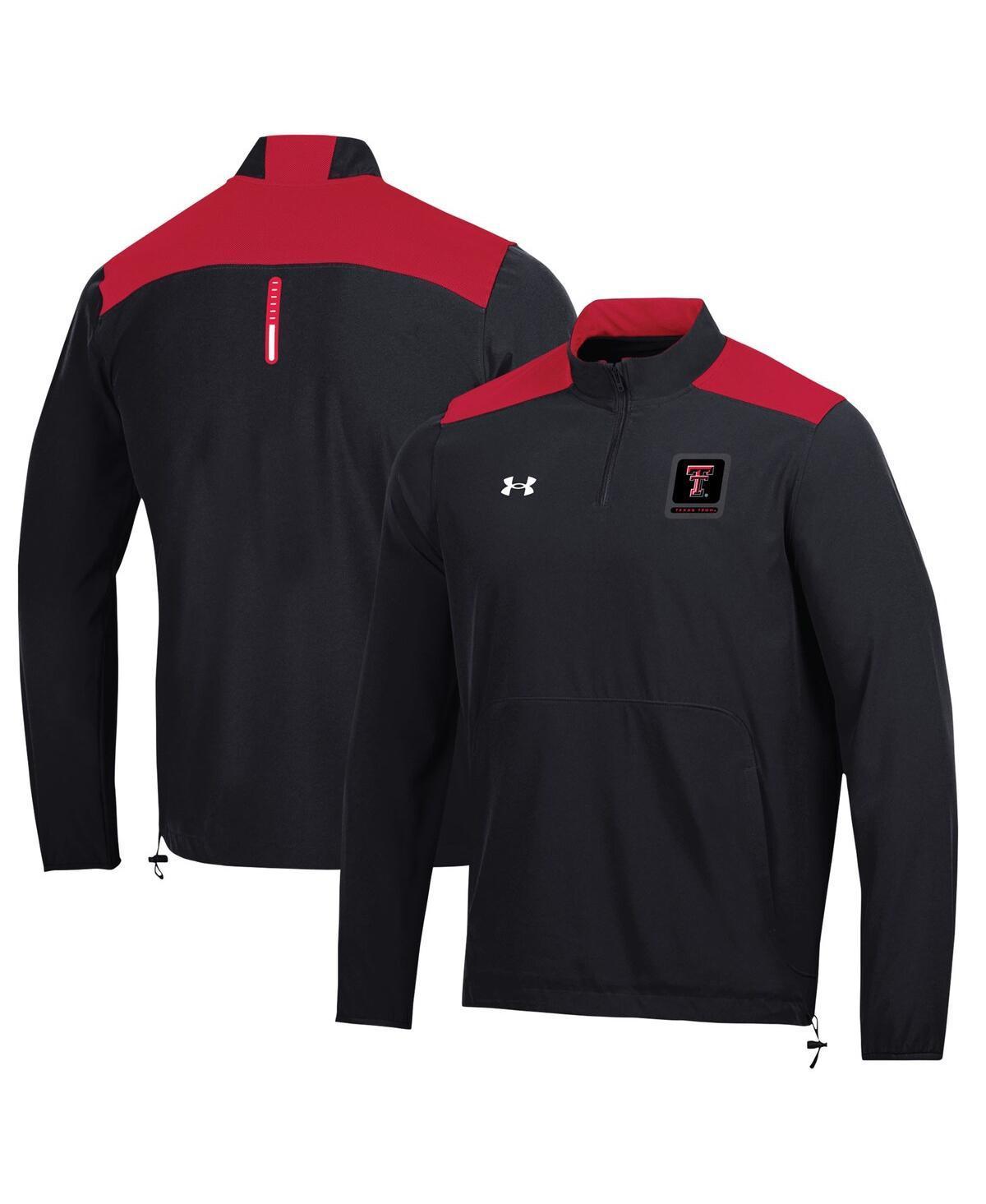 Under Armour Mens Black Texas Tech Red Raiders 2023 MotivateHalf-Zip Top Product Image