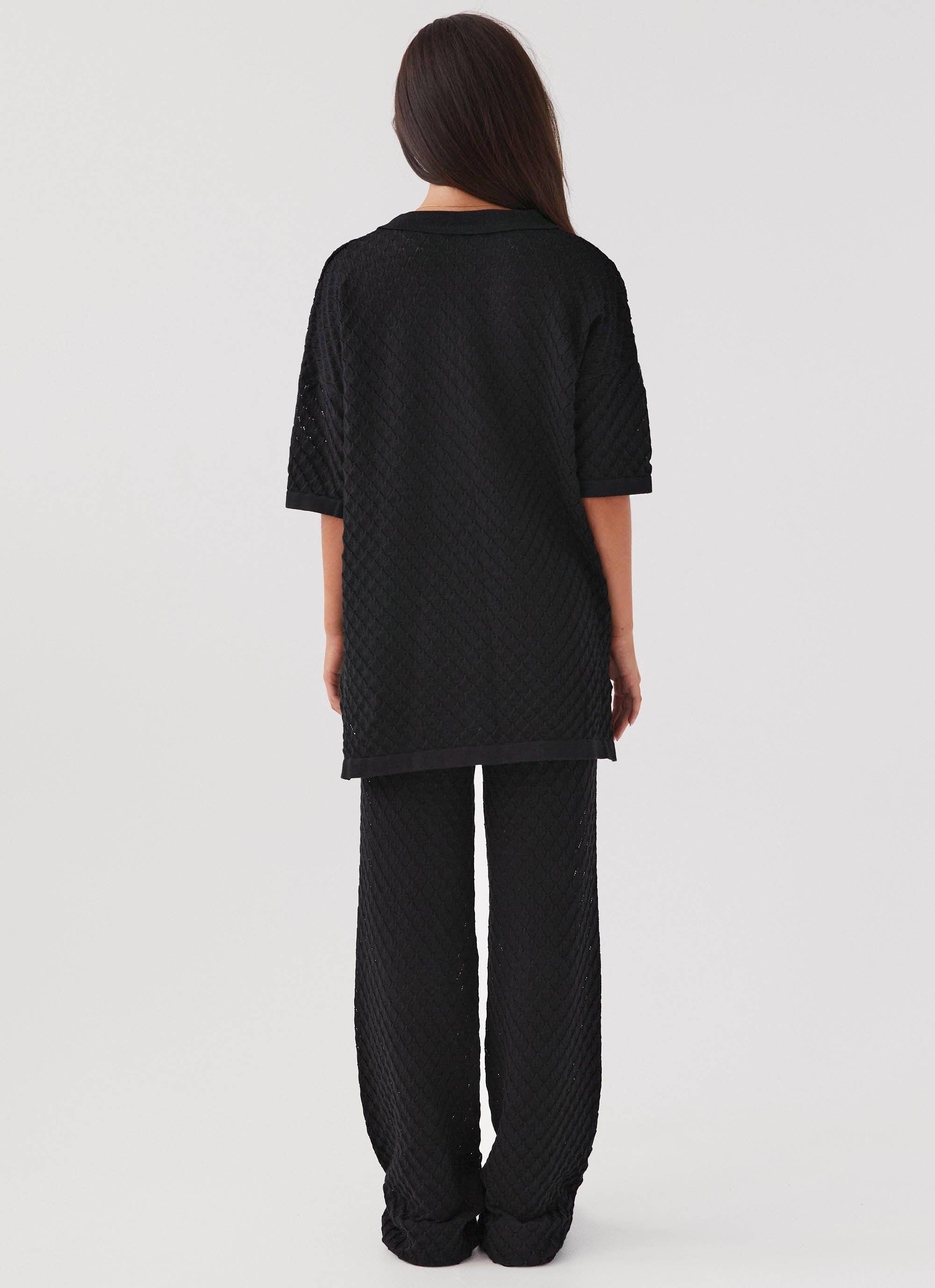 Jaded Knit Pants - Black Product Image