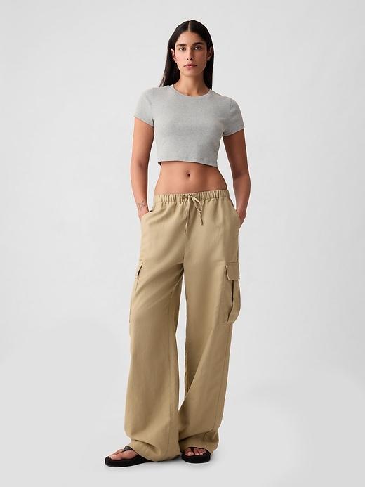 Modern Rib Cropped T-Shirt Product Image