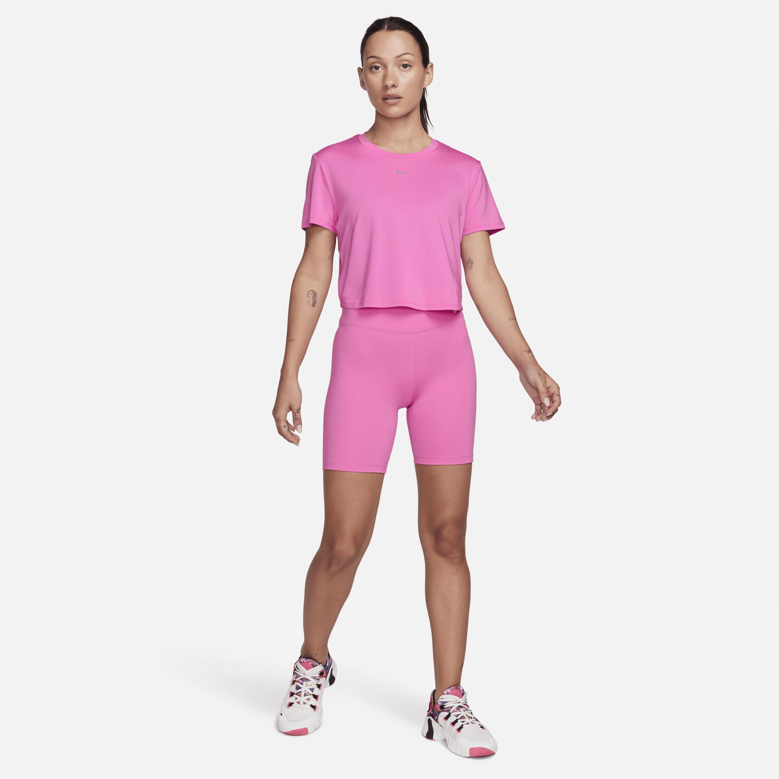 Nike Women's One Classic Dri-FIT Short-Sleeve Cropped Top Product Image