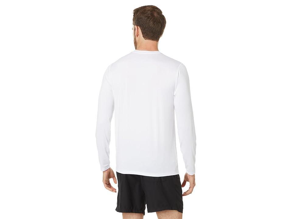 Hurley Everyday Hybrid Upf Long Sleeve Tee (White 2) Men's Swimwear Product Image