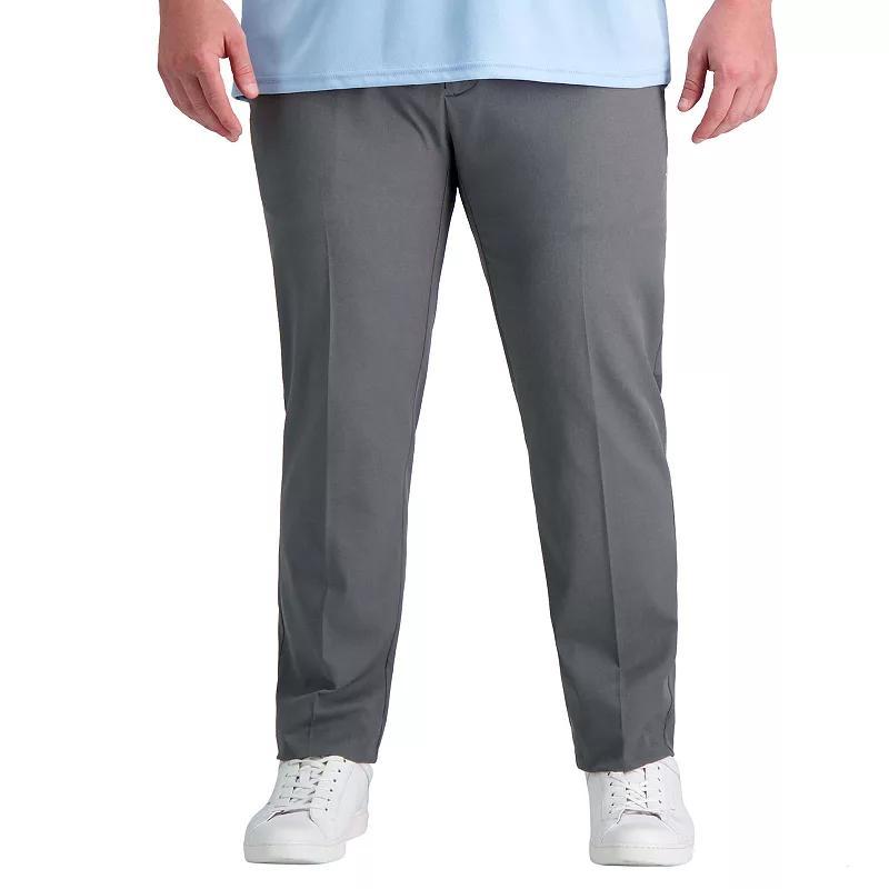 Big & Tall Haggar Cool Right Performance Flex Pants, Mens Blue Product Image