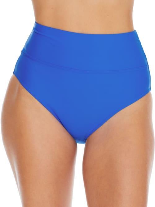 Fold-Over High-Waist Bikini Bottom Product Image