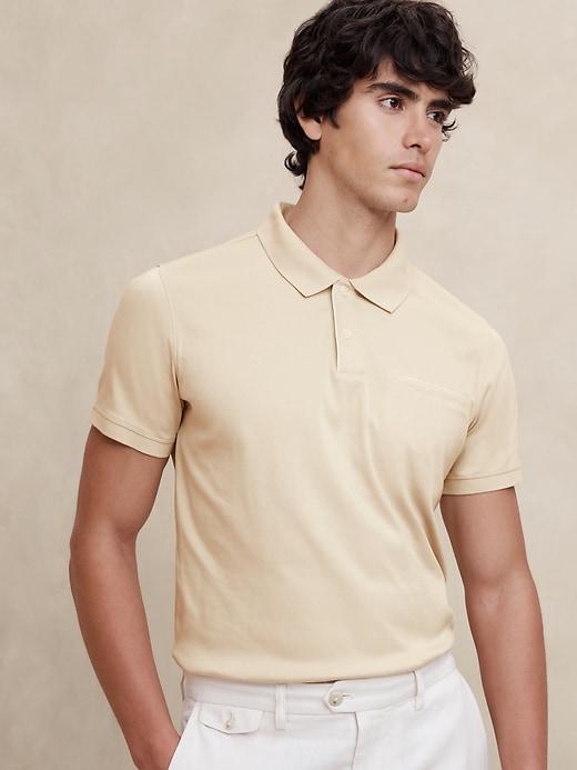 Slim Luxe Touch Polo Product Image