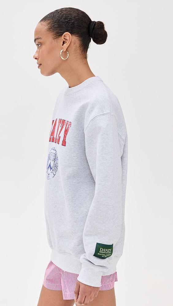 DANZY Danzy University Vintage Crew Sweatshirt | Shopbop Product Image