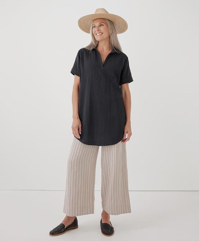 Womens Coastal Double Gauze Beach Coverup XS Product Image