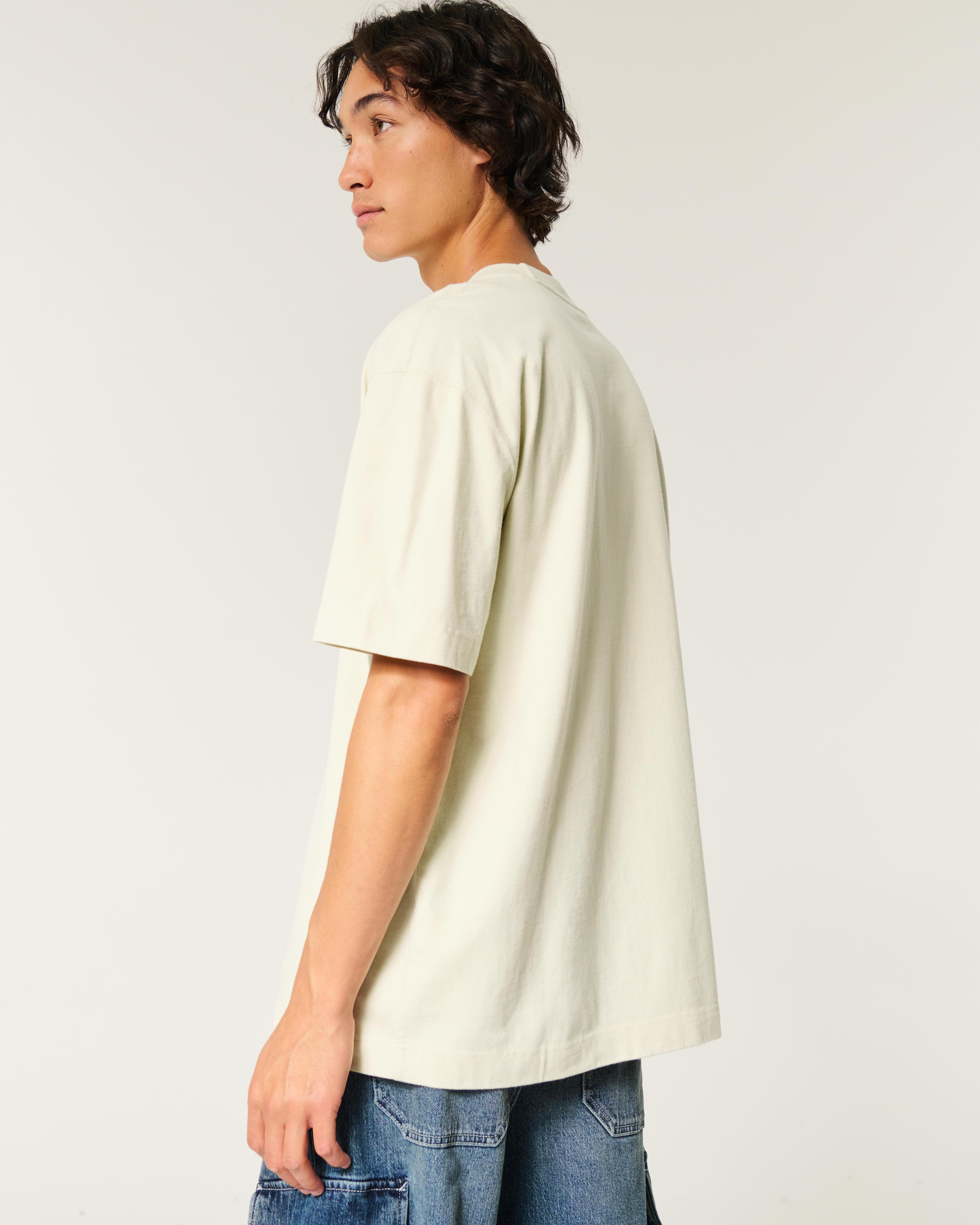 Boxy Washed Heavyweight Crew T-Shirt Product Image