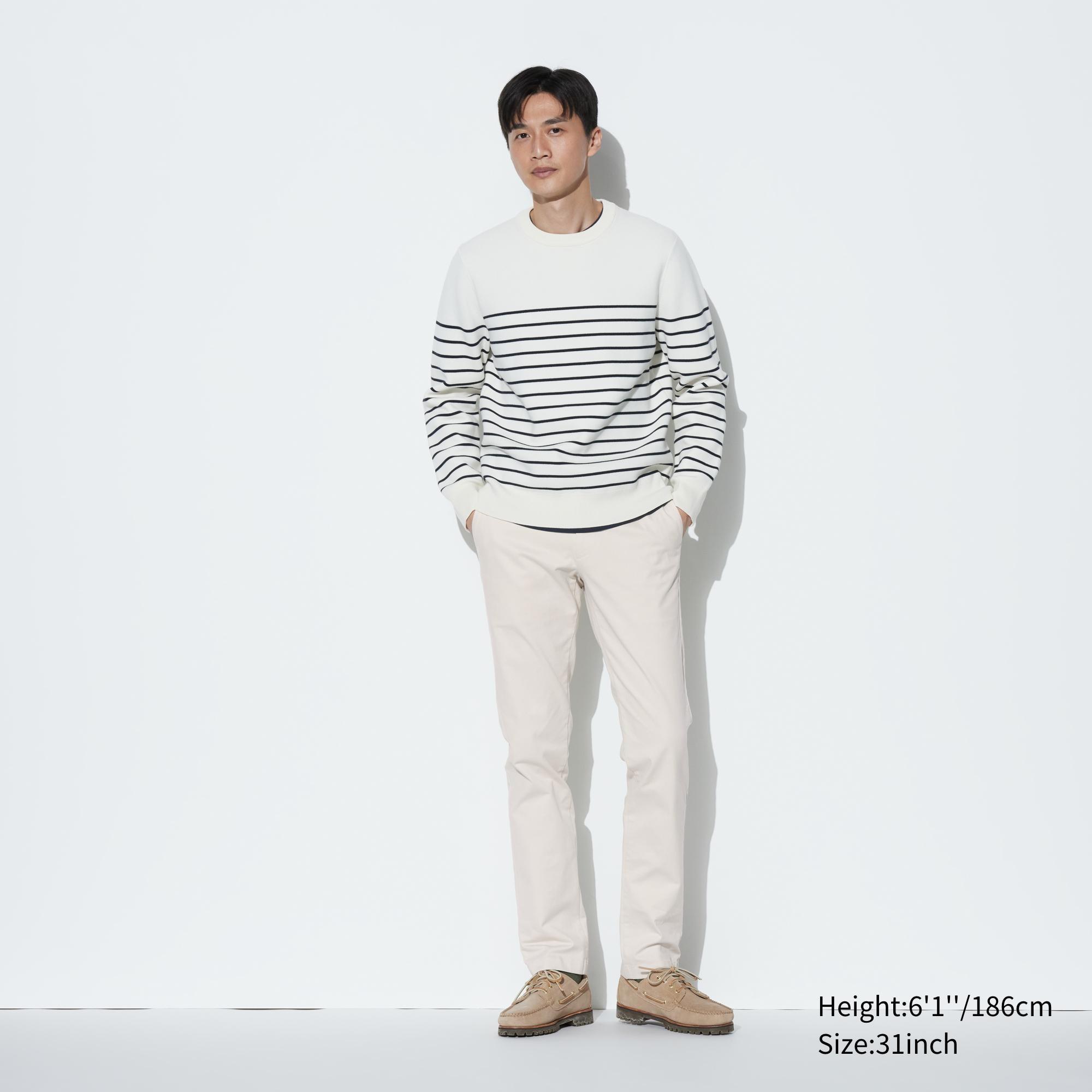 Mens Slim-Fit Chino Pants Natural 27 inch UNIQLO US Product Image