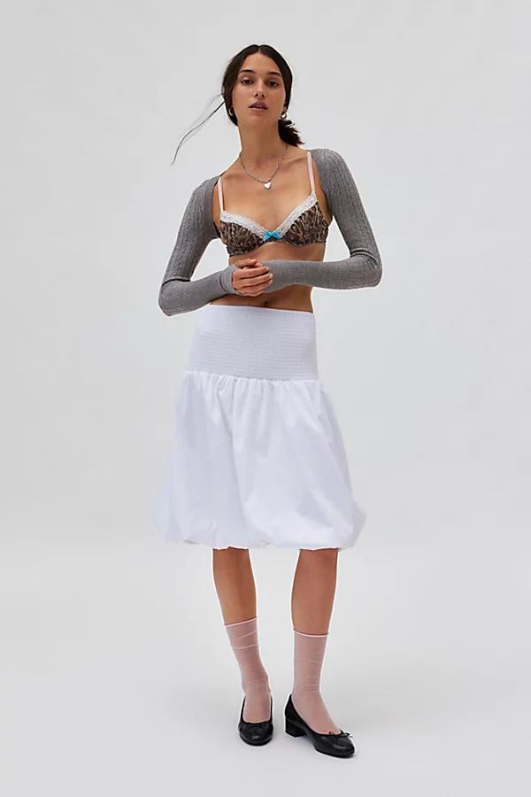 Urban Renewal Remnants Bubble Hem Convertible Midi Skirt Womens at Urban Outfitters Product Image