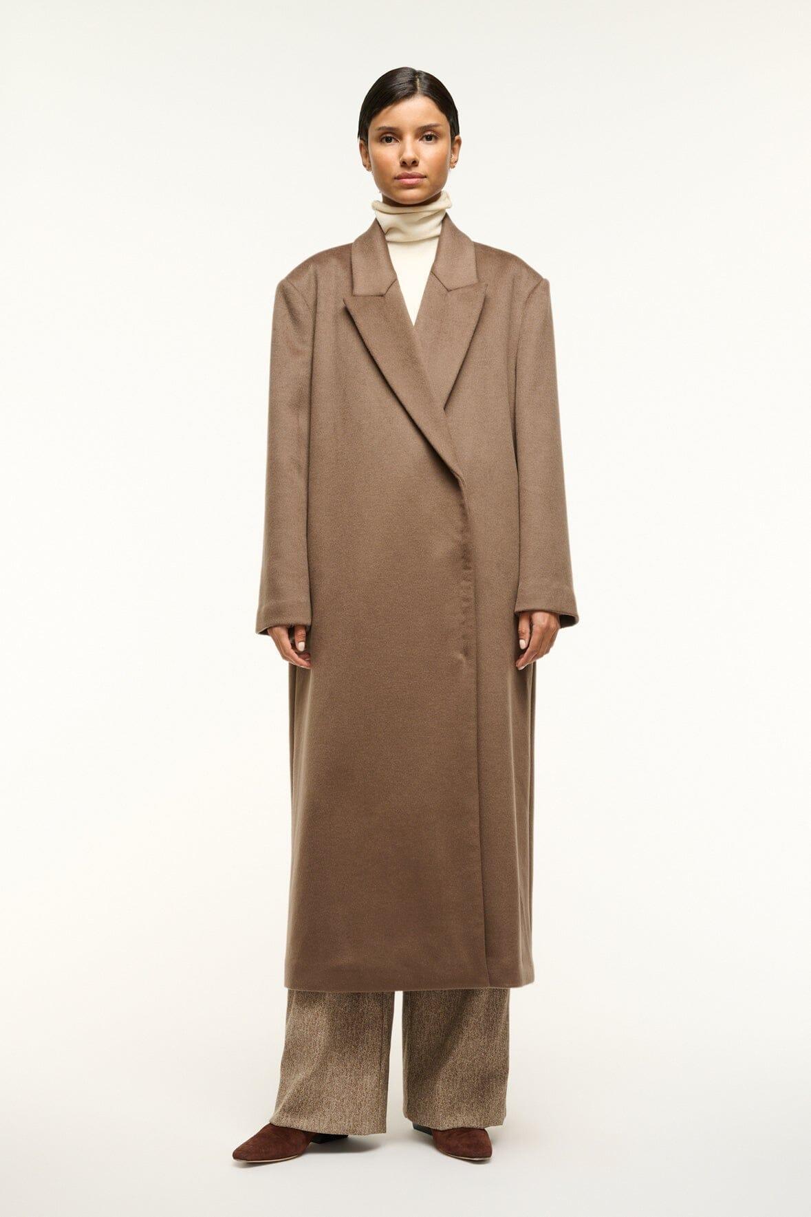 SERGE COAT | DEEP TAUPE Product Image