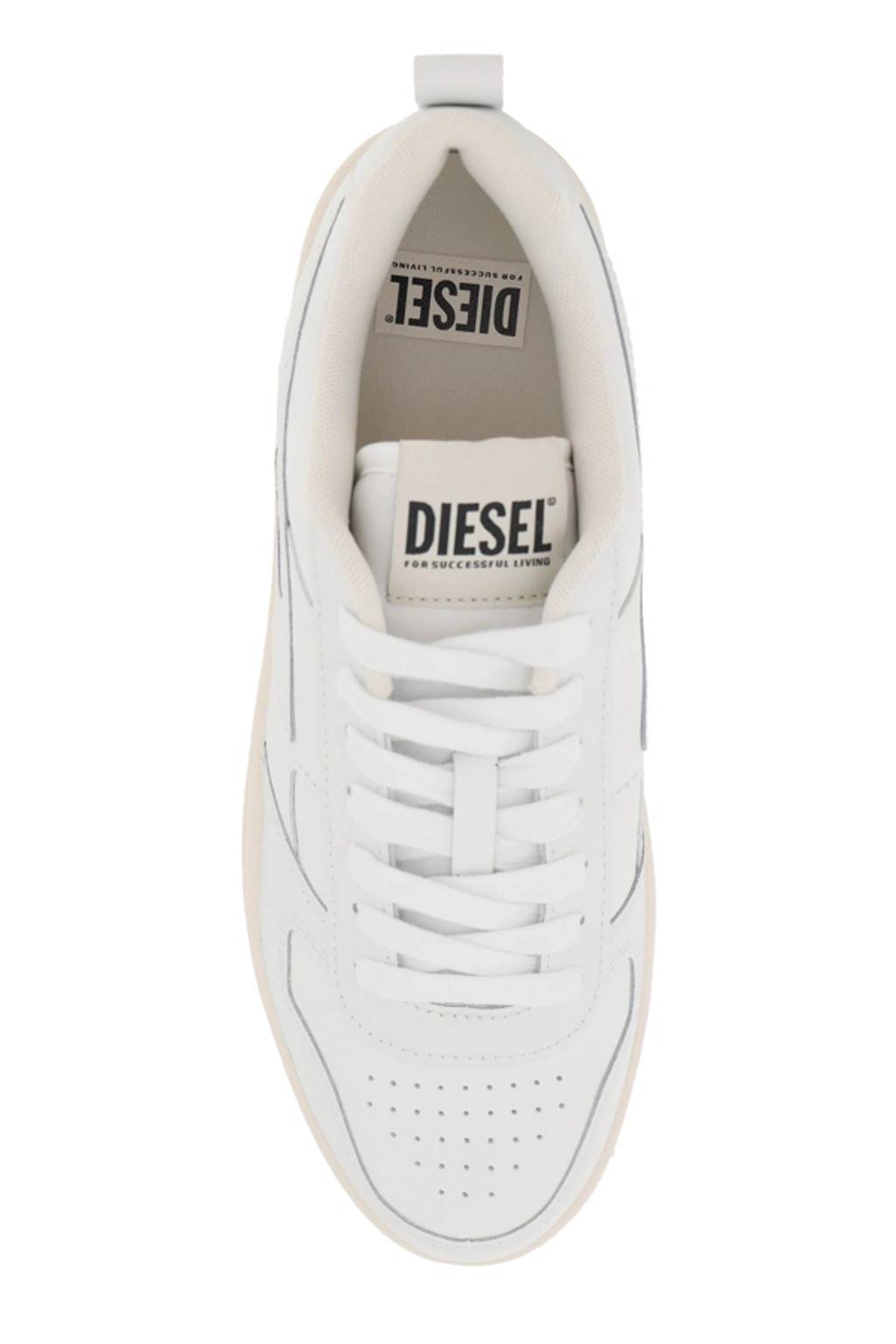 Ukiyo Low Top Leather Sneakers In White Product Image