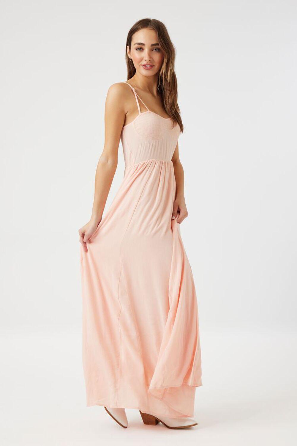 Tie-Strap Gauze Maxi Dress | Forever 21 Product Image