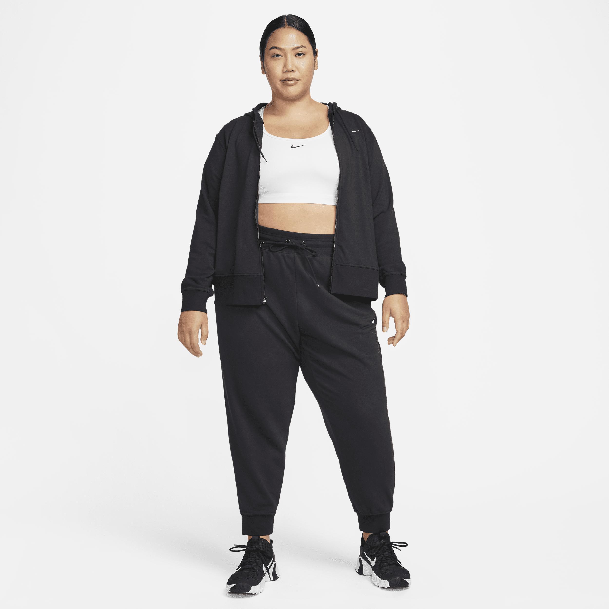 Nike Womens Dri-FIT One Full-Zip French Terry Hoodie (Plus Size) Product Image