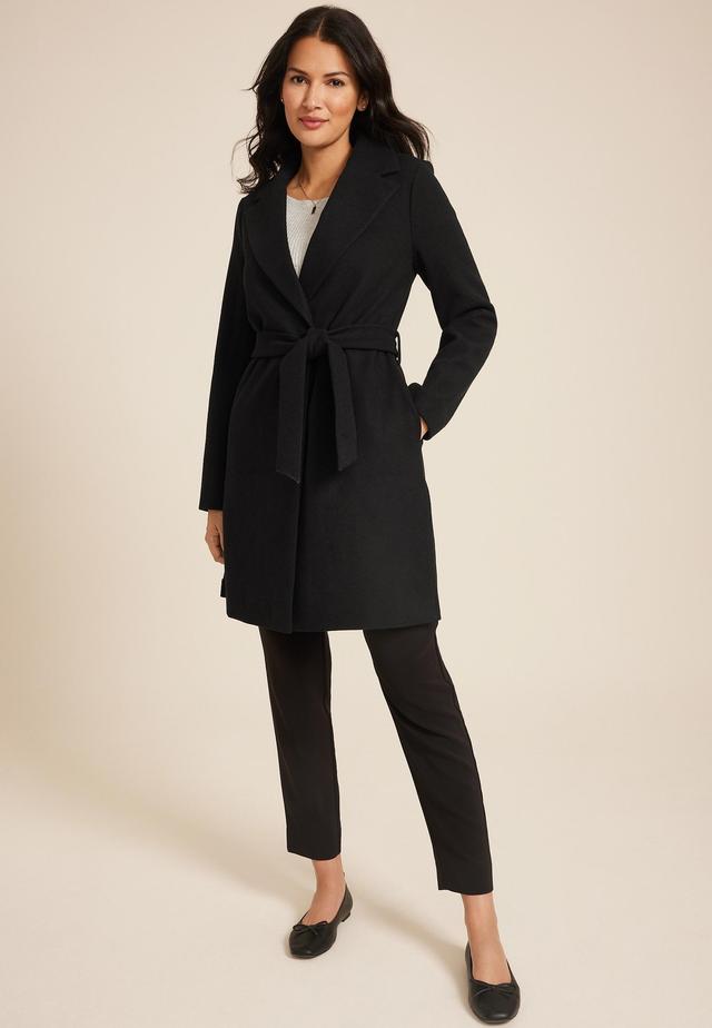 Wrap Dress Coat Product Image