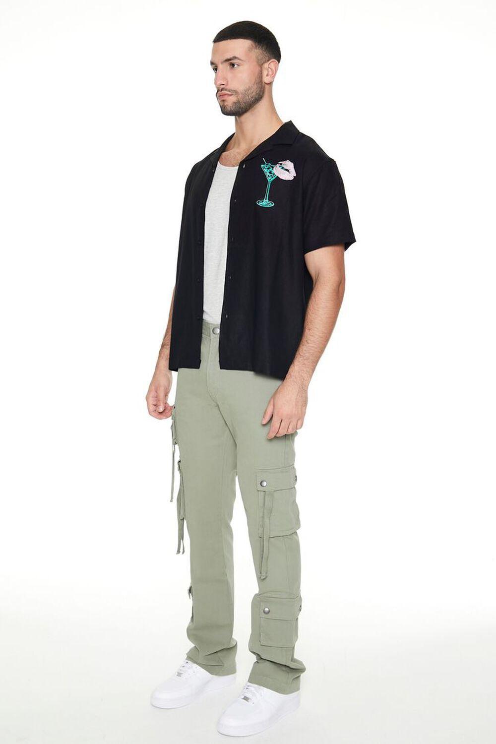 Twill Slim-Fit Cargo Pants | Forever 21 Product Image