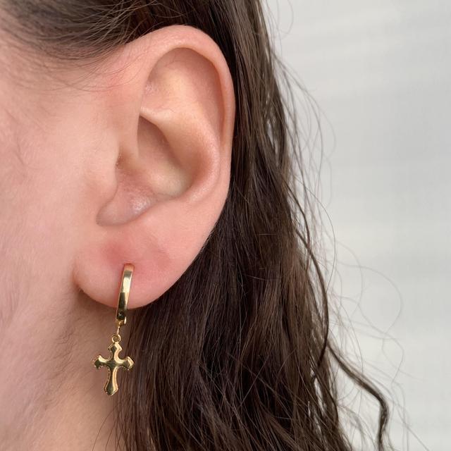 Crossed Off Earrings Product Image