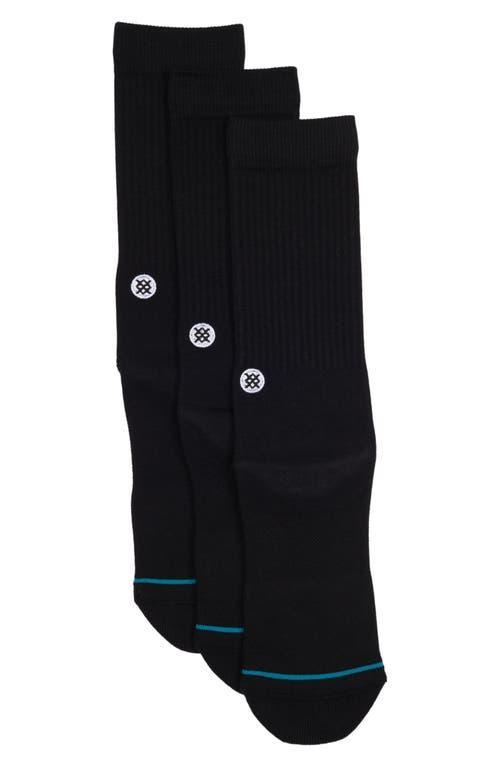 Stance Icon Assorted 3-Pack Crew Socks Product Image