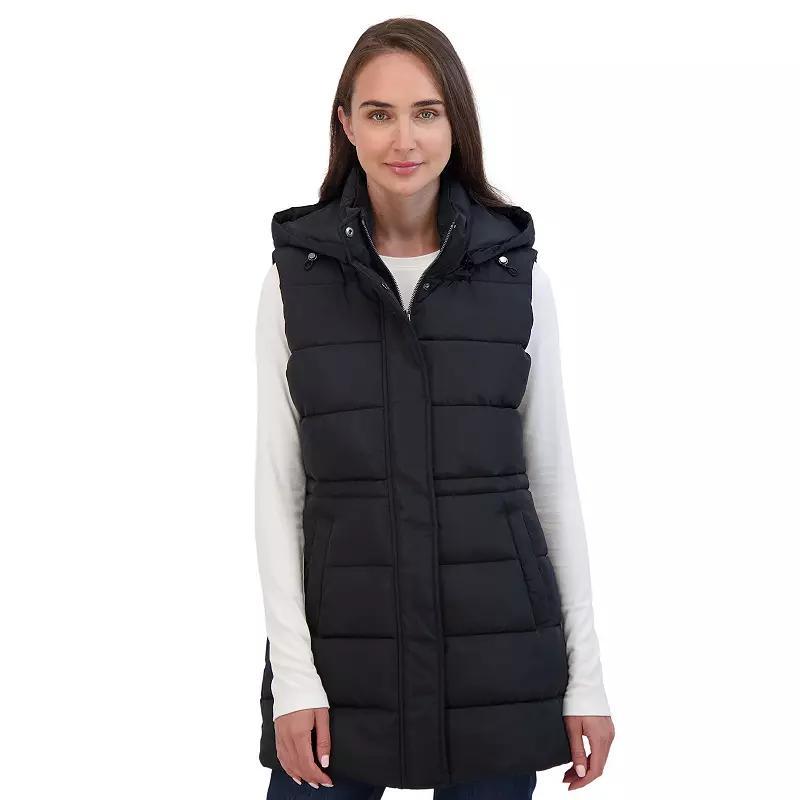 Womens Sebby Collection Puffer Vest Product Image