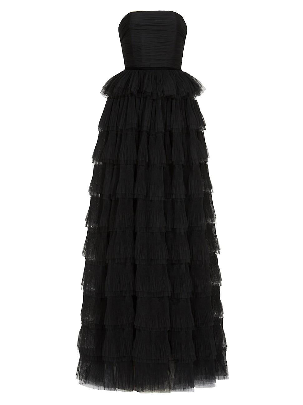 Womens Scarlette Tiered Tulle Gown Product Image