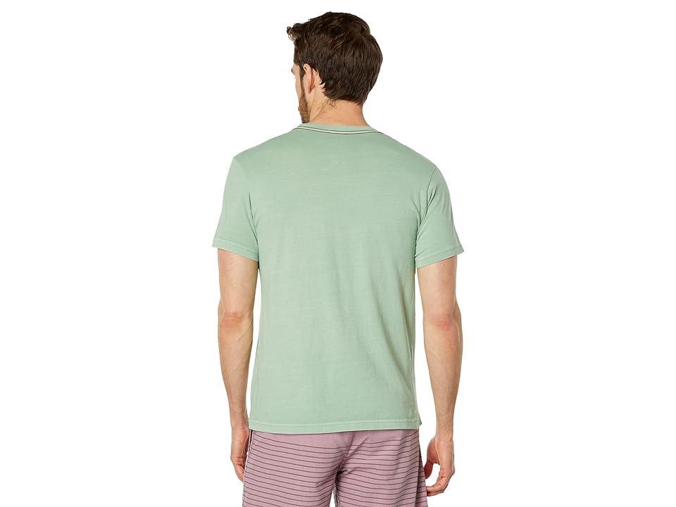 RVCA PTC Pigment Short Sleeve Tee (Natural) Men's Clothing Product Image