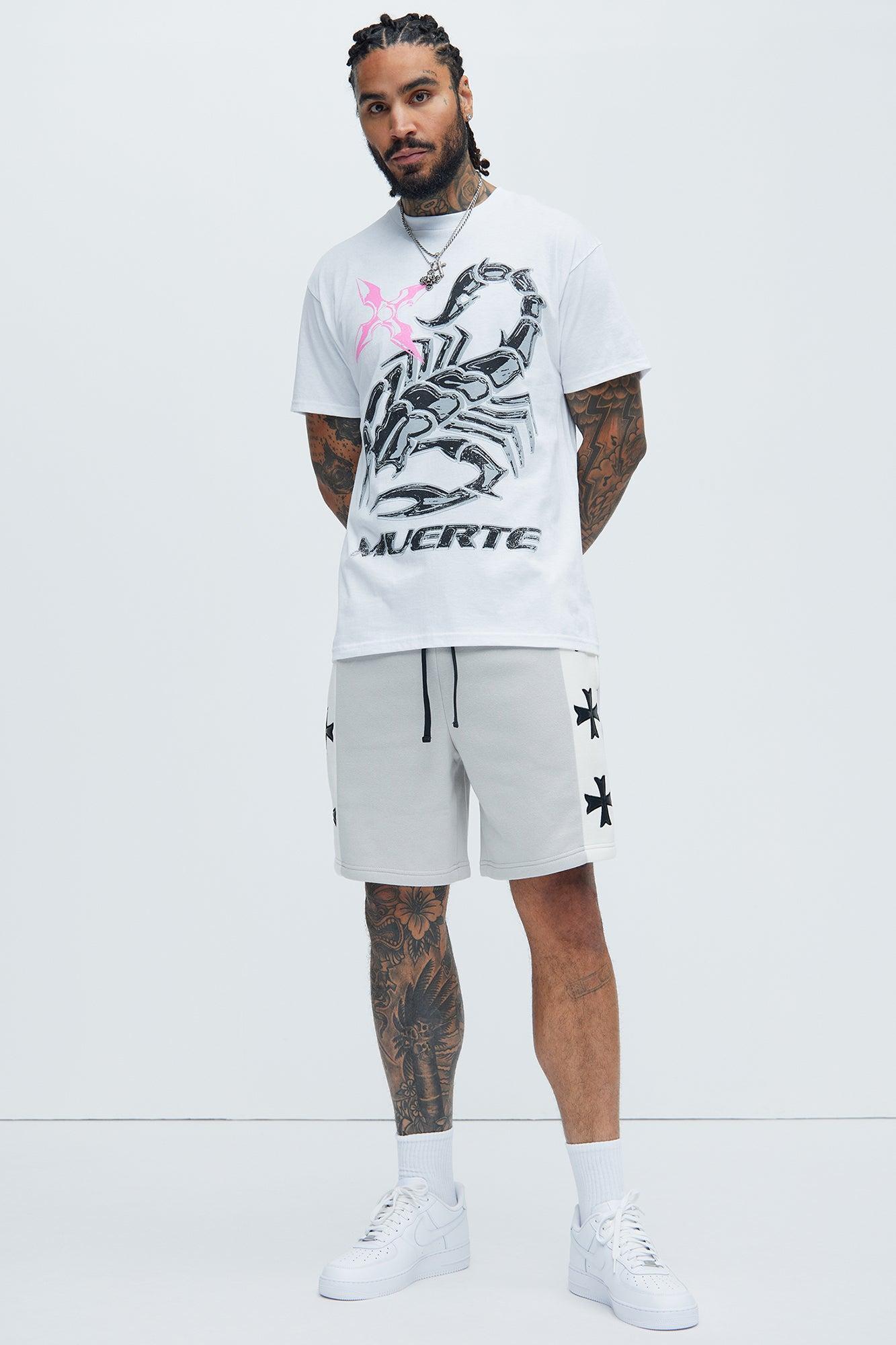 Muerte Scorpion Short Sleeve Tee - White Product Image