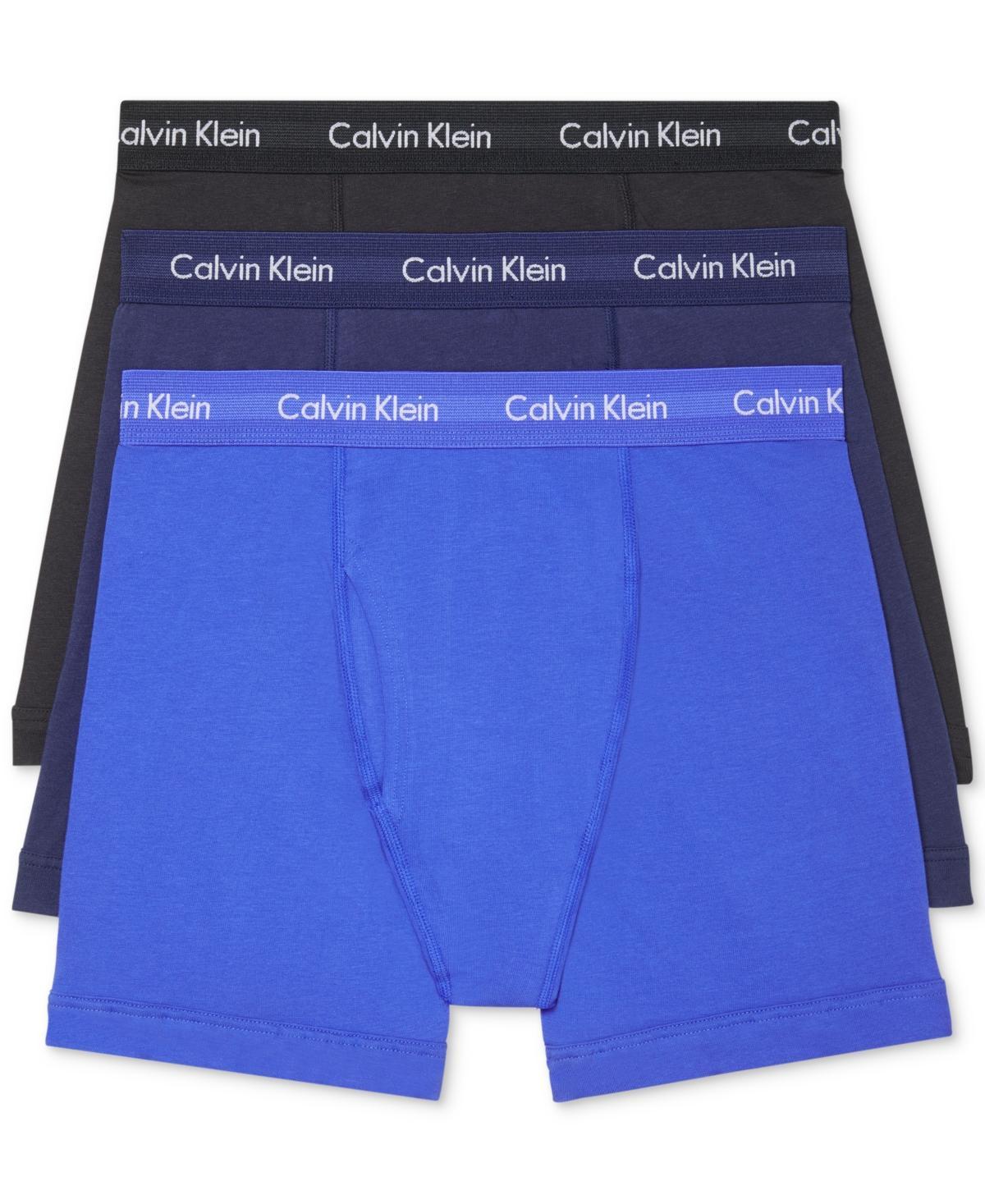 Calvin Klein Cotton Stretch Solid Boxer Briefs 3 Product Image