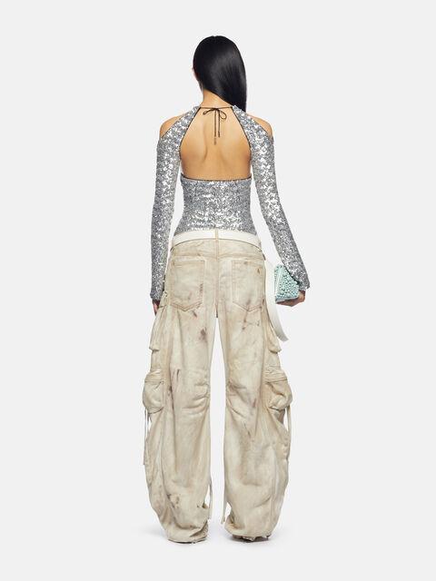 ''Fern'' natural marble long pants Product Image