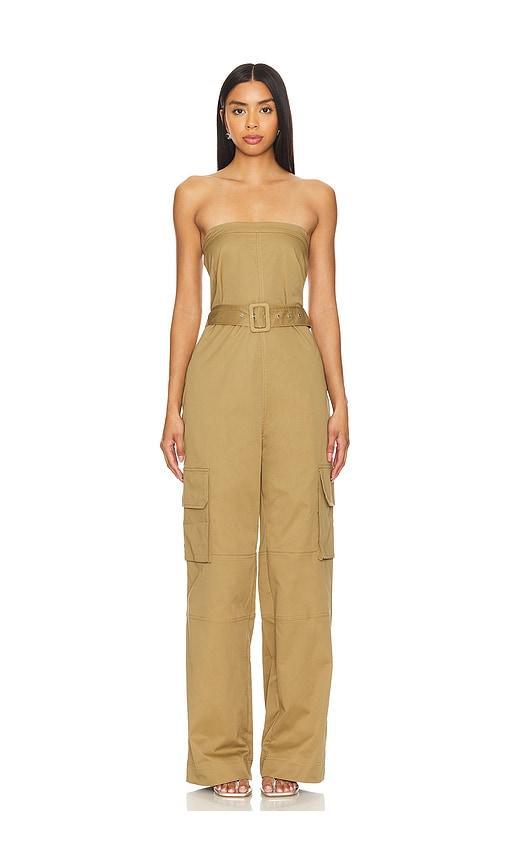 Lovers and Friends Sydney Jumpsuit in Khaki Product Image